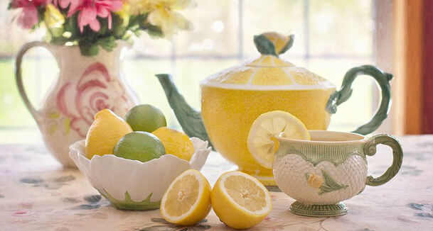 limon ve çay